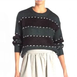 FRNCH sweater knit crewneck pullover size M